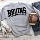 Bruins Football Arched DTF Print