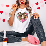 Valentine Brushstroke Watercolor Heart 01 DTF Print