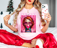 Bubblegum Chucky Horror DTF Print