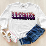 Buckeyes Layered Stack DTF Print