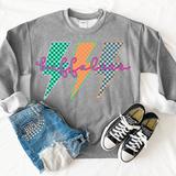 Buffaloes Neon Bolt Trio DTF Print