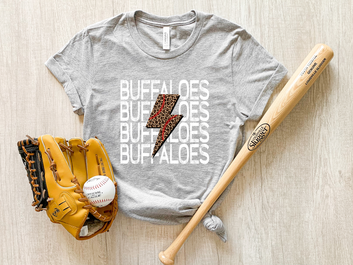 Buffaloes Baseball Bolt DTF Print