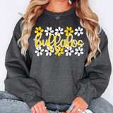 Buffalos Daisy Row DTF Print