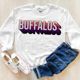 Buffalos Layered Stack DTF Print