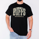 Buffs Baseball Grunge Arch DTF Print