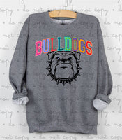 Rainbow Bulldogs DTF Print