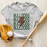Bulldogs Baseball Bolt DTF Print
