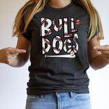 Bulldogs Baseball Doodle DTF Print
