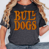 Bulldogs Checker Shadow DTF Print