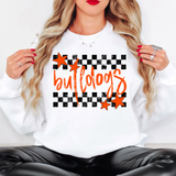 Bulldogs Checker Star DTF Print
