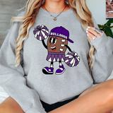 Bulldogs Football Girl DTF Print