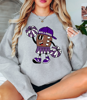 Bulldogs Football Girl DTF Print