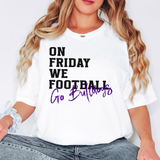 Bulldogs On Friday We Football DTF Print