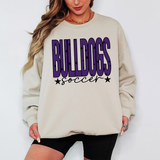 Bulldogs Soccer Star Power Team Sports DTF Print