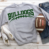 Bulldogs Football Arched DTF Print
