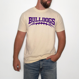 Bulldogs Football Arched DTF Print