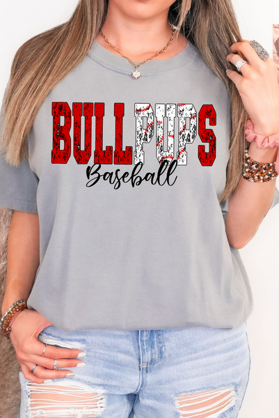 Bullpups Sport Grunge DTF Print