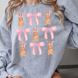 Bunny Bow Collage DTF Print