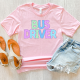 Back To School Occupations Pastel Bookworm DTF Print