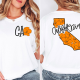 California Whimsy State Flower DTF