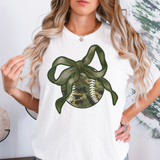 Coquette Camo Baseball DTF Print