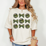 Camo Bow Smile Collage DTF Print