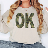 Camo OK Oklahoma DTF Print