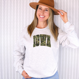 Iowa Camo Varsity Curved DTF Print