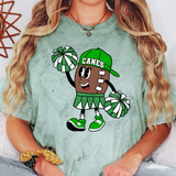 Canes Football Girl DTF Print