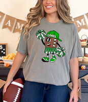 Canes Football Girl DTF Print