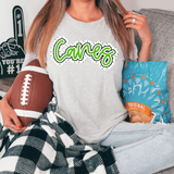 Canes Polkadot Outline DTF Print