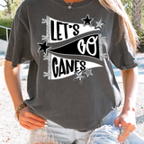 Canes Lets Go Star Banner Trio DTF Print