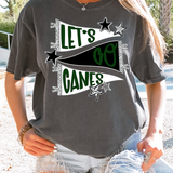 Canes Lets Go Star Banner Trio DTF Print