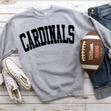 Cardinals Solid Arch DTF Print