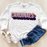 Cardinals Layered Stack DTF Print