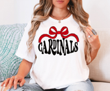 Cardinals Ribbon DTF Print