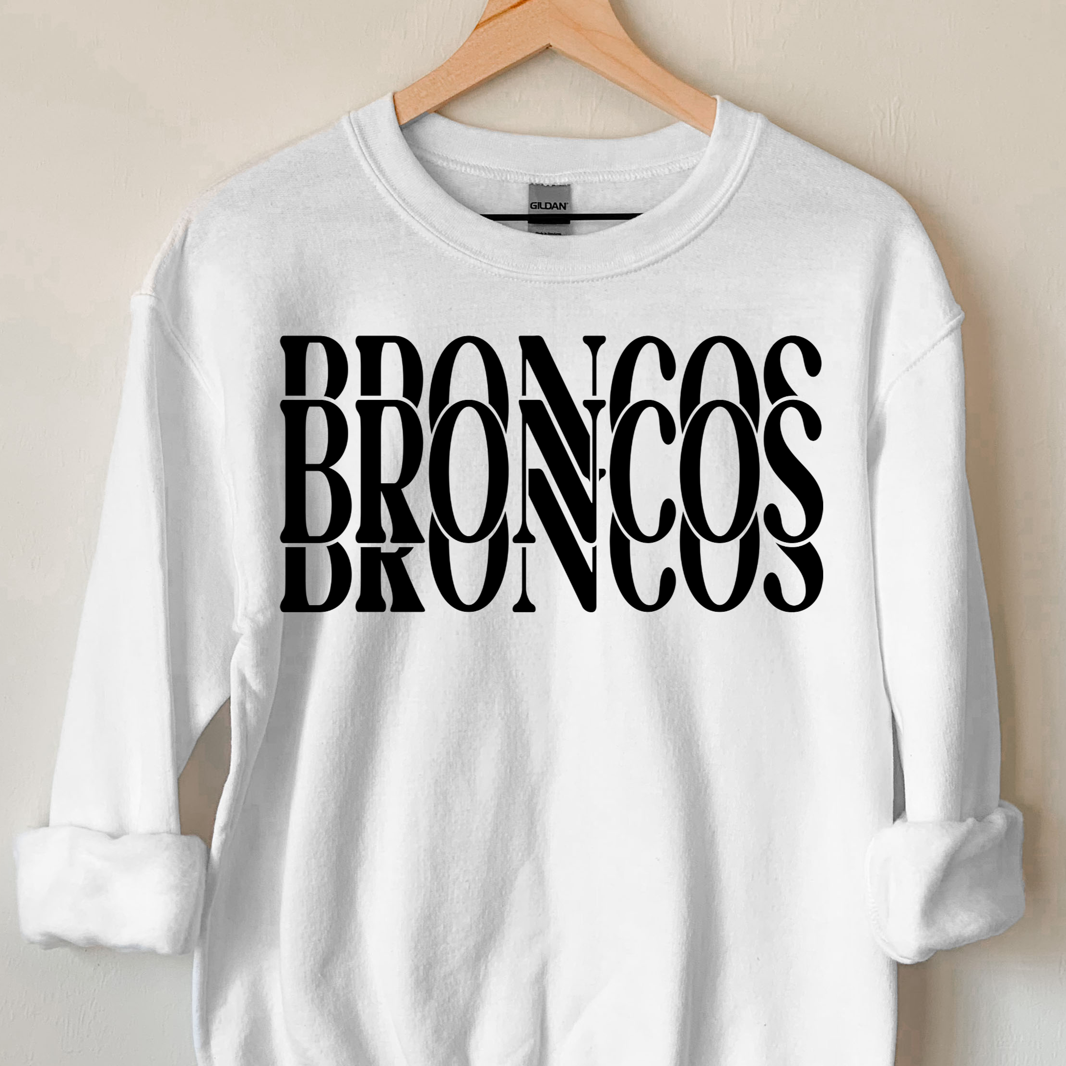 Broncos Casino DTF Print