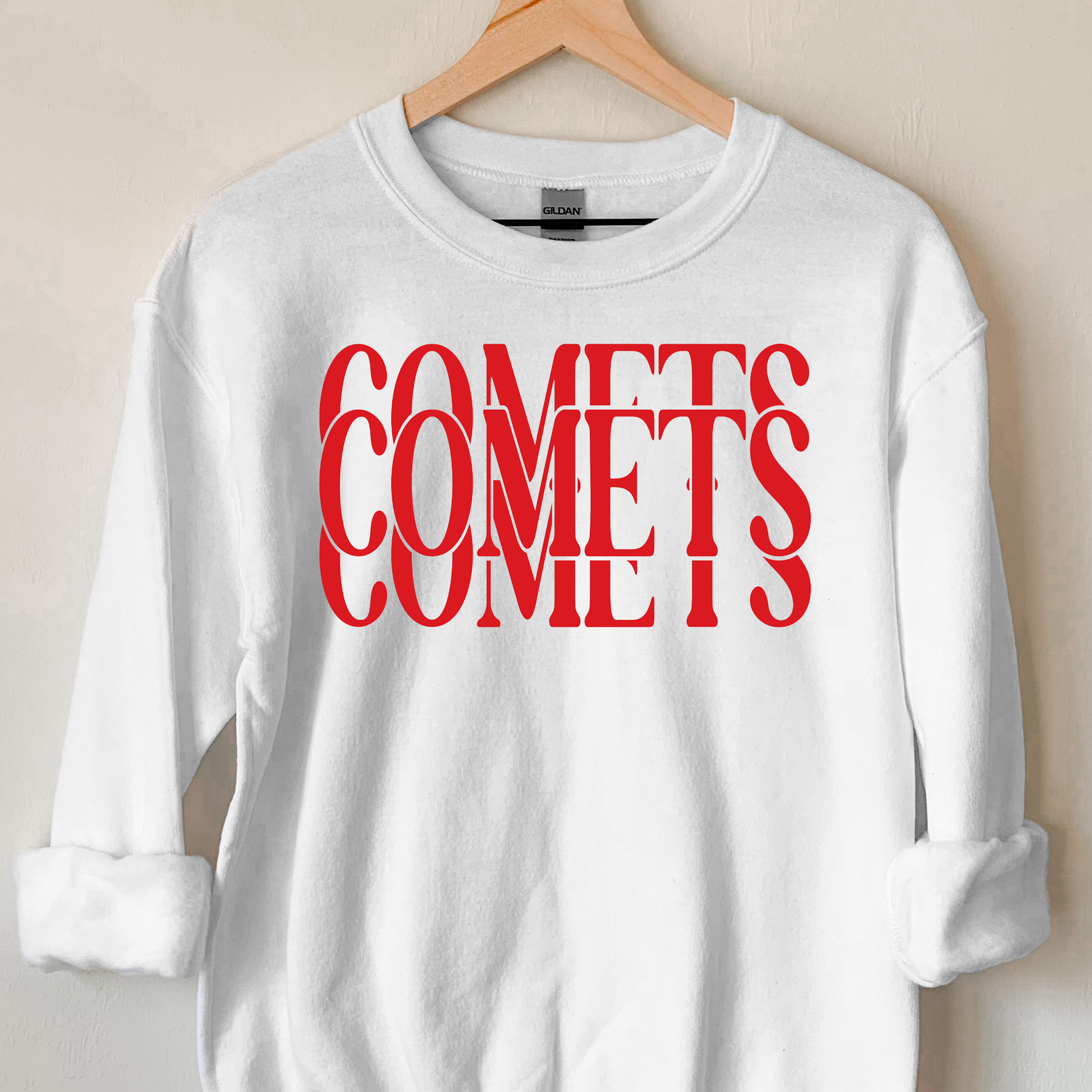 Comets Casino DTF Print