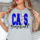 Cats Sport Grunge DTF Print