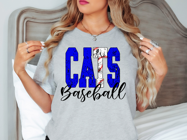 Cats Sport Grunge DTF Print