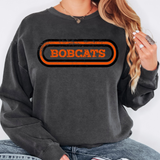 Bobcats Retro Team Oval DTF Print