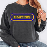 Blazers Retro Team Oval DTF Print