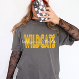 Wildcats Wayne State Two Tone DTF Print