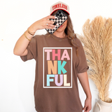 Thankful Colorblock DTF Print