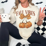 Fall Vibes Pumpkin Cherries DTF Print