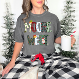 Moore West Christmas Doodle DTF Print
