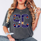 SC Cougars Basketball Collage Teams DTF Print