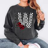 W Redskins Checker Cheer DTF Print