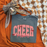 Cheer Mom Checker Leopard Coquette DTF Print