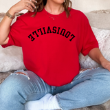 Louisville Upside Down Arch Varsity Team DTF Print